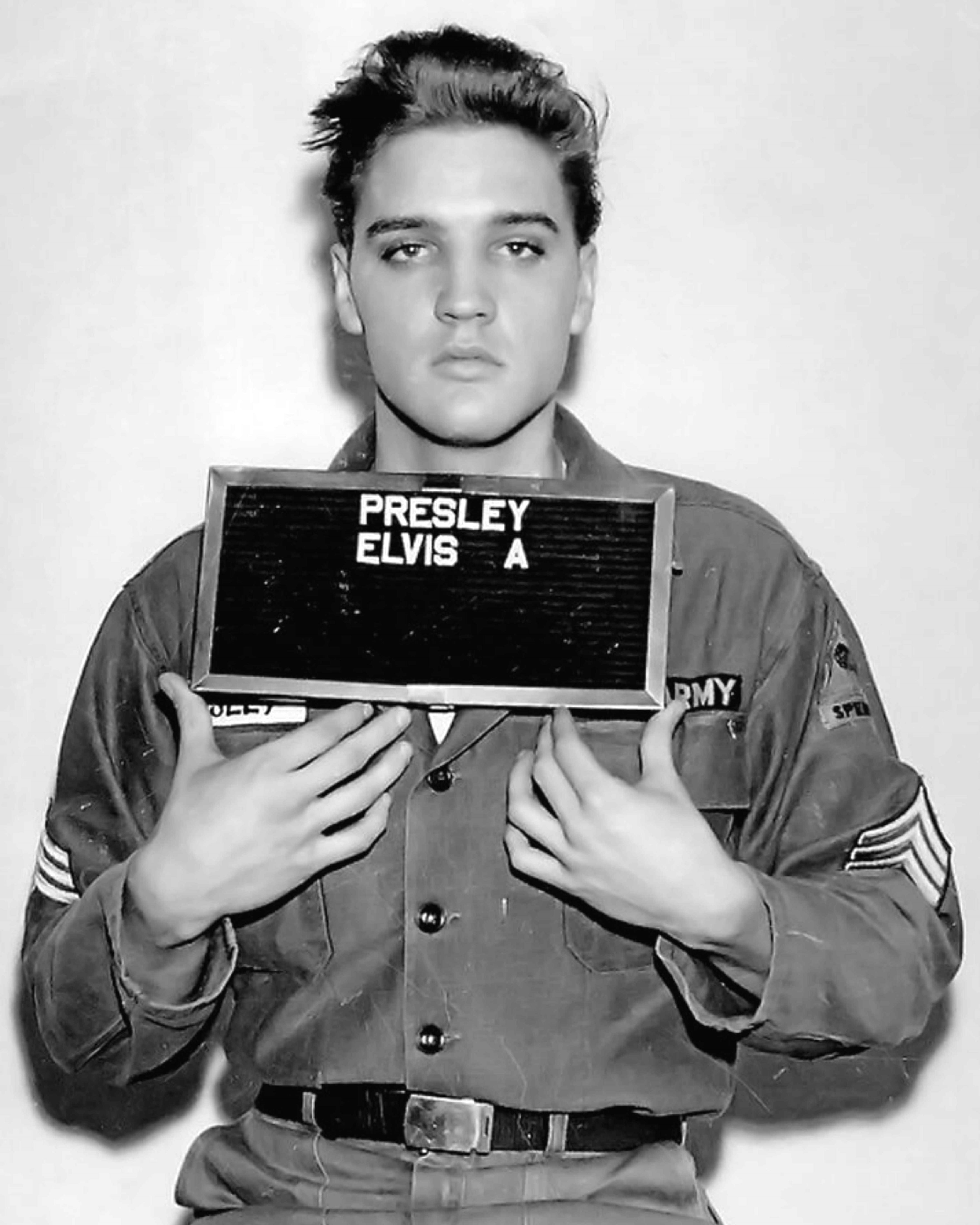 Elvis newest Presley Mugshot - Pop Art Warhol style print