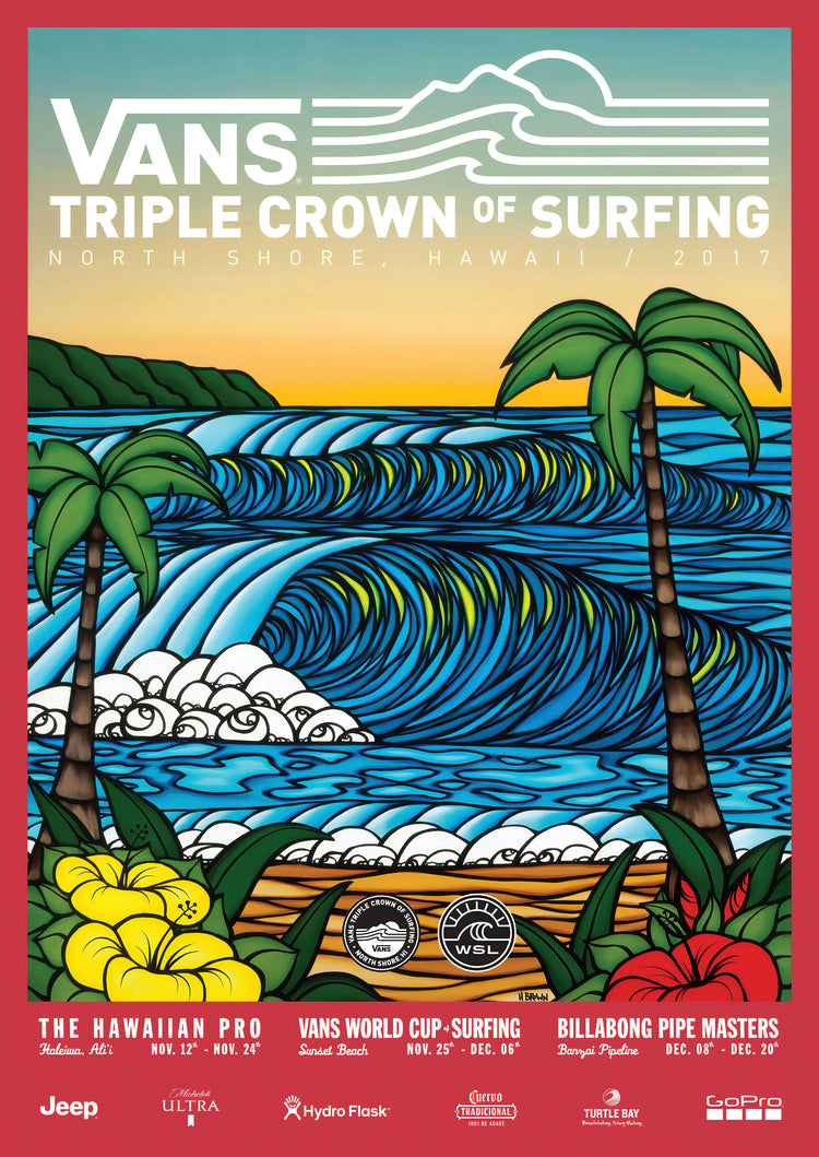 Vans Triple Crown of Surfing Poster (2017)