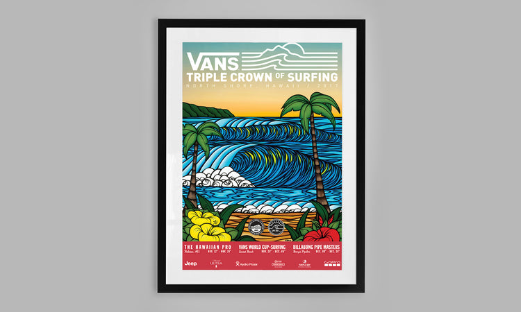 Vans Triple Crown of Surfing Poster (2017)