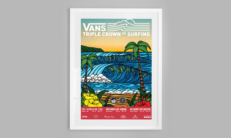 Vans Triple Crown of Surfing Poster (2017)