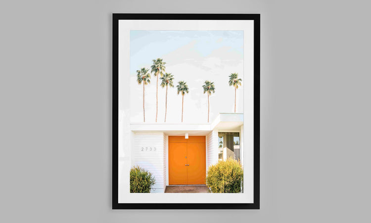 Palm Springs Orange Door