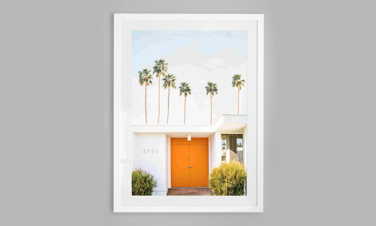 Palm Springs Orange Door