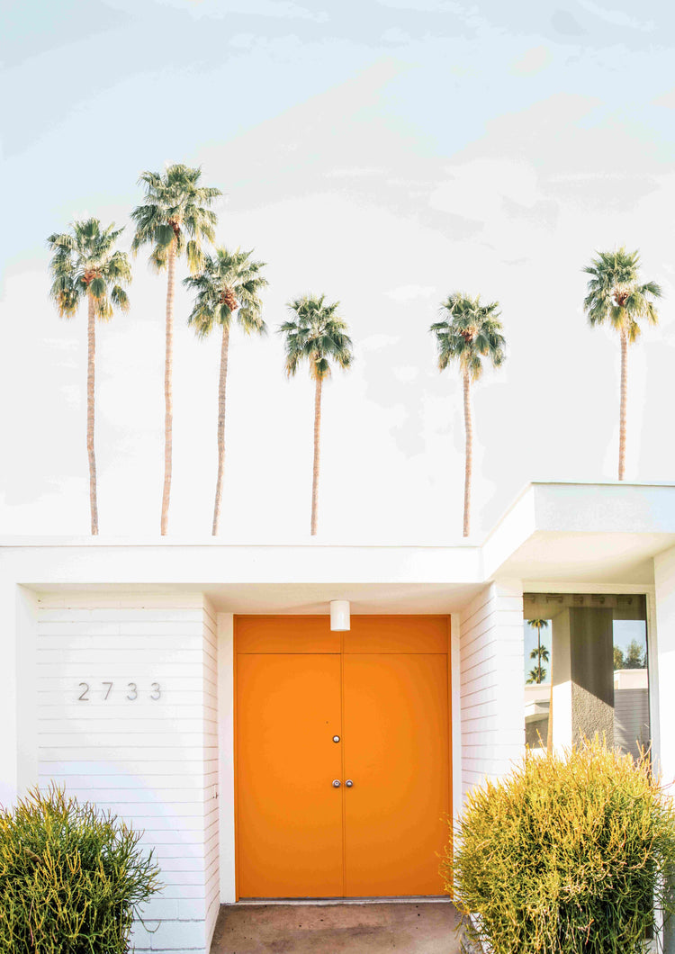 Palm Springs Orange Door