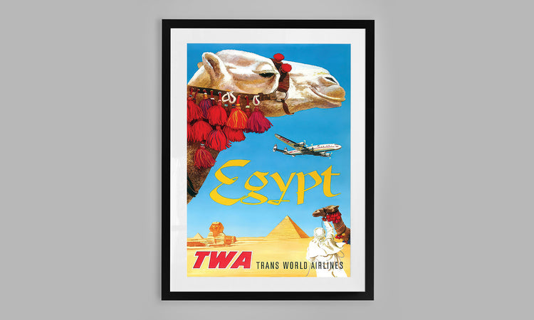 Fly TWA, Egypt Camel (1960's)