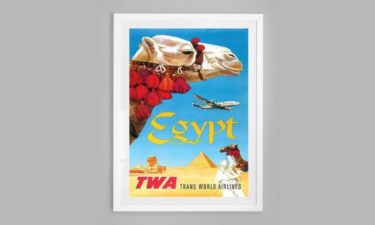 Fly TWA, Egypt Camel (1960's)