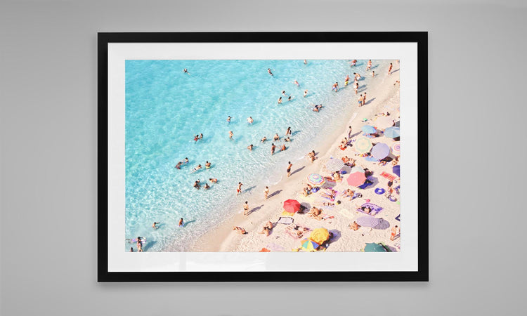 Colourful Aerial Beach Photo