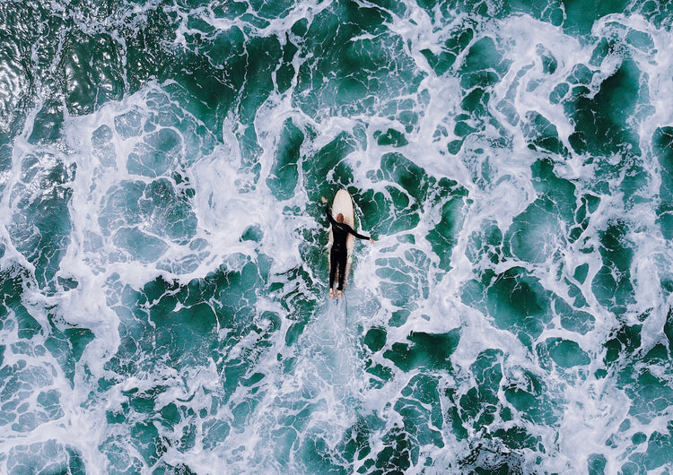 Surfer in White Water