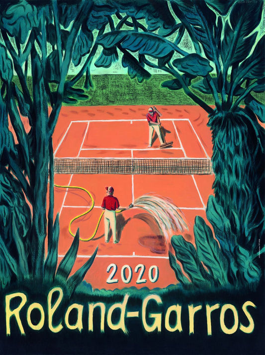 Roland Garros Tennis Poster  (2020)