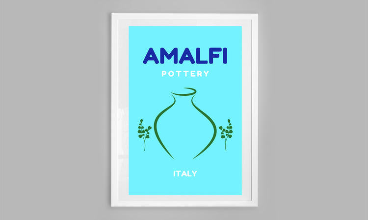 Amalfi, Italy (Light Blue)