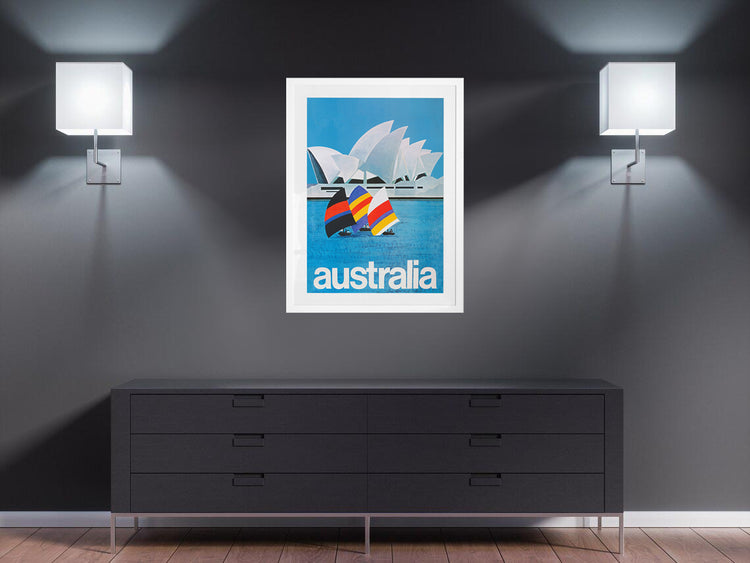 Sydney Opera House, Australia - Travel Poster (c.1969)