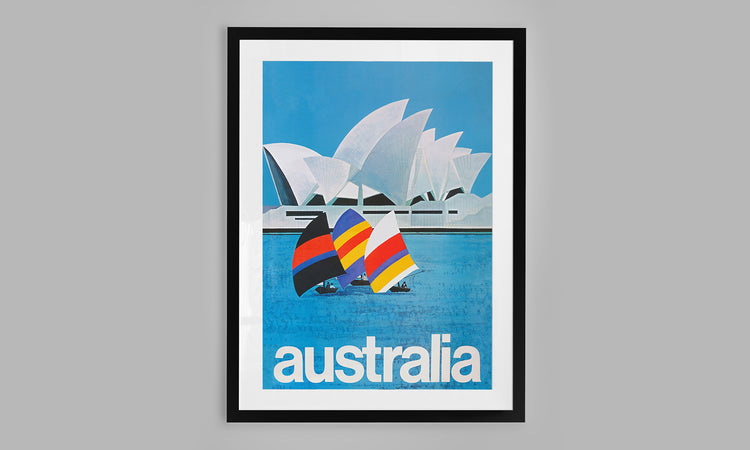 Sydney Opera House, Australia - Travel Poster (c.1969)