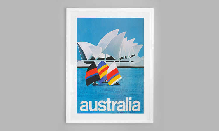 Sydney Opera House, Australia - Travel Poster (c.1969)