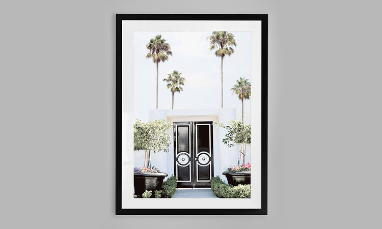 Palm Springs Black Doors