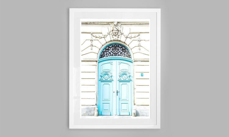 Parisian Blue Door