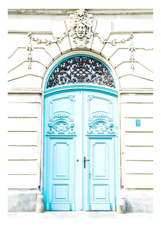 Parisian Blue Door