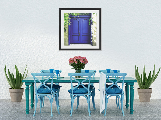 Mediterranean Blue Door