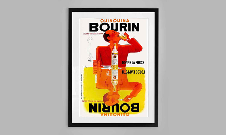 Bourin Quinquina Aperitif Poster (1936)