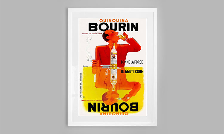 Bourin Quinquina Aperitif Poster (1936)