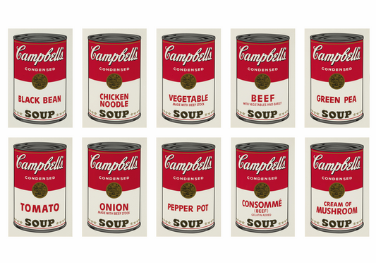 Andy Warhol - Campbells Soup Cans (1962)