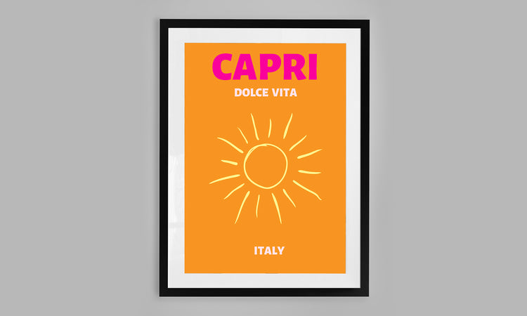 Capri, Italy (Orange)