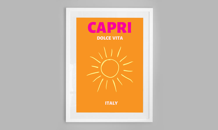 Capri, Italy (Orange)