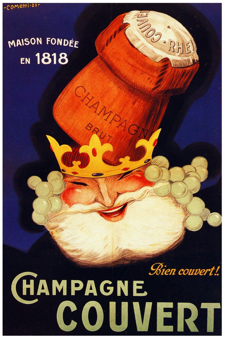 Champagne Couvert Vintage Advert (1923)