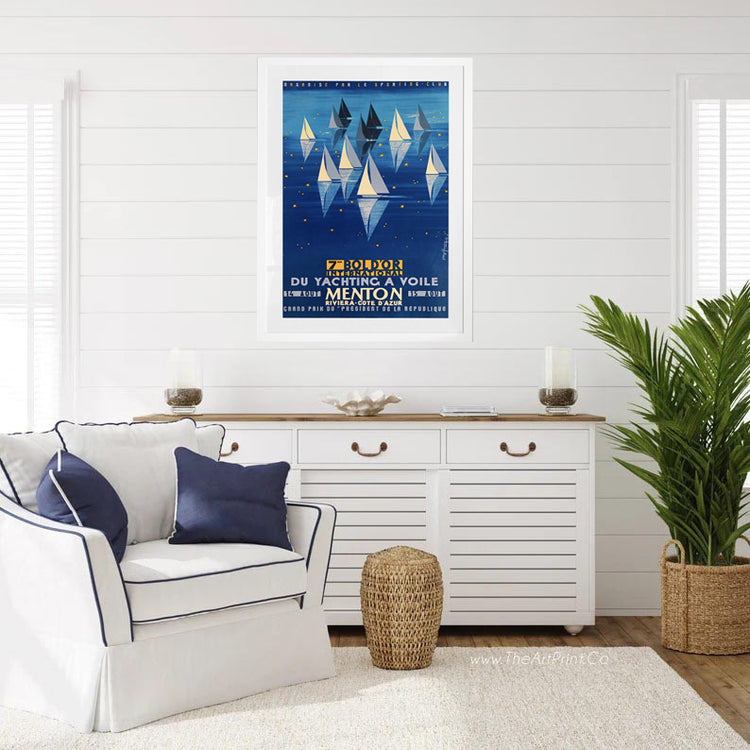 Menton Cote d'Azur Regatta Poster