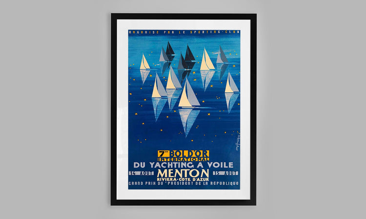 Menton Cote d'Azur Regatta Poster