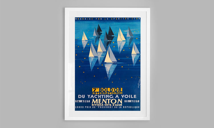 Menton Cote d'Azur Regatta Poster