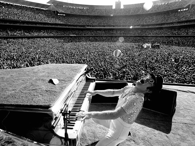 Elton John at Dodgers Stadium (1975)