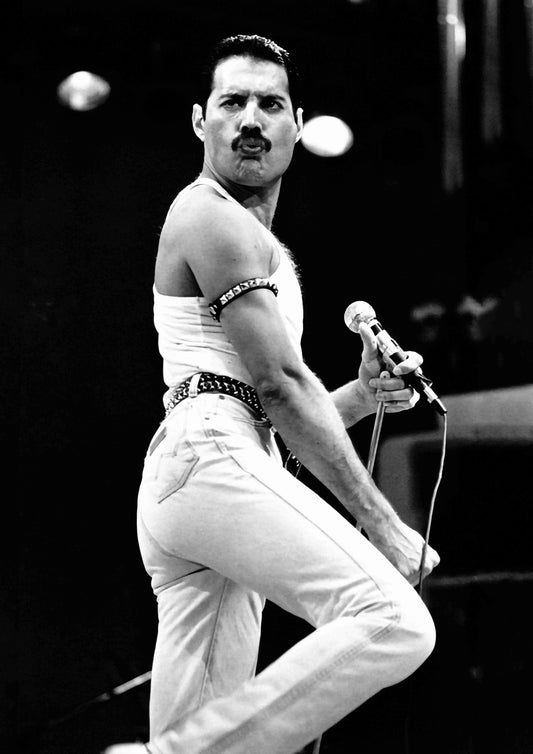 Freddie Mercury, Live Aid. (1985)