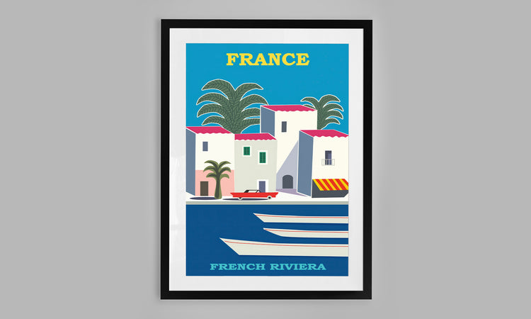 French Riveria Travel Poster (1959)