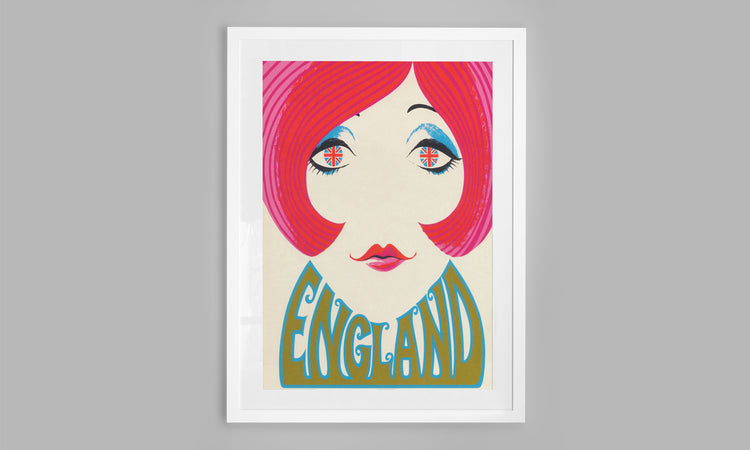 England - Pan Am Poster (1960's)