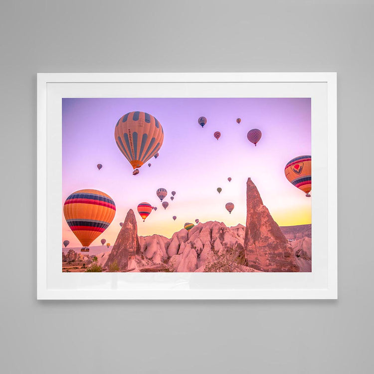 Hot Air Balloons in Cappadocia. Turkey