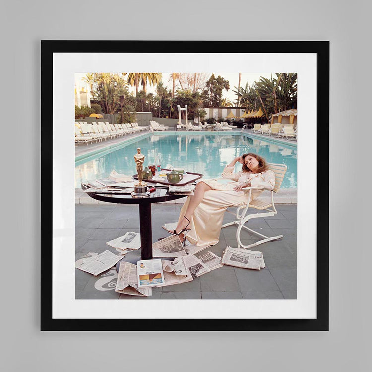 Faye Dunaway, Beverley Hills Hotel - Square (1977)