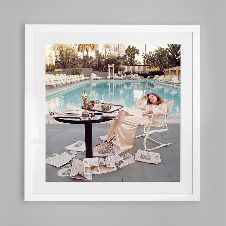 Faye Dunaway, Beverley Hills Hotel - Square (1977)