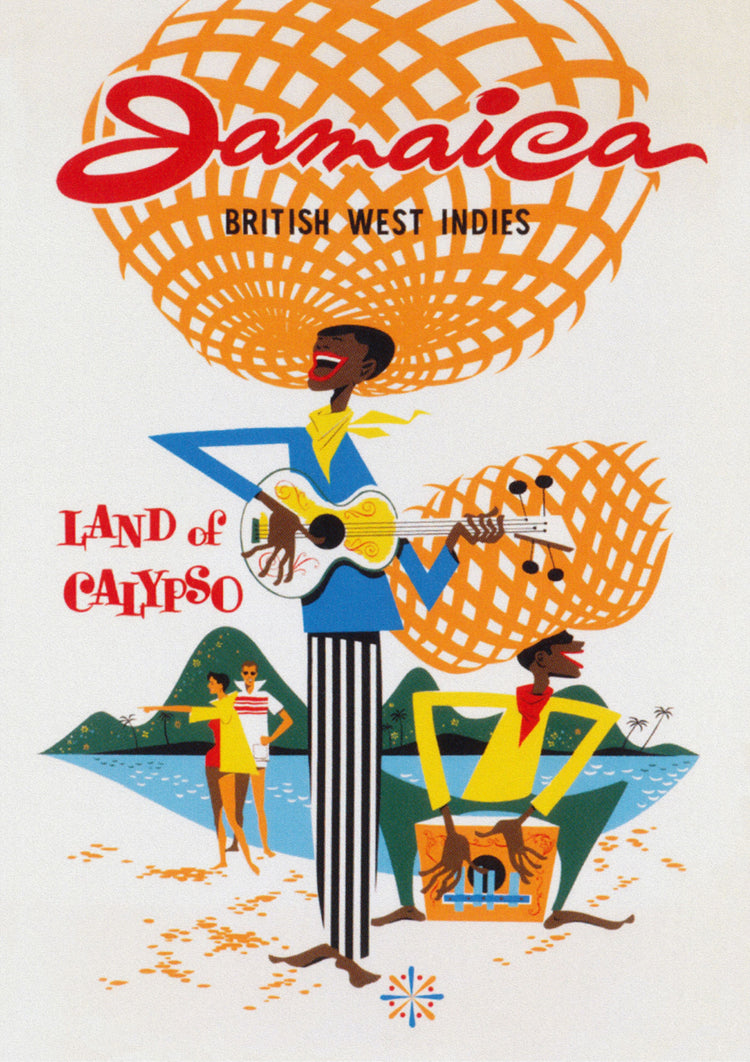 Jamaica Vintage Travel Poster (c. 1970's)