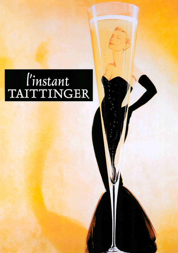 Vintage Champagne Poster