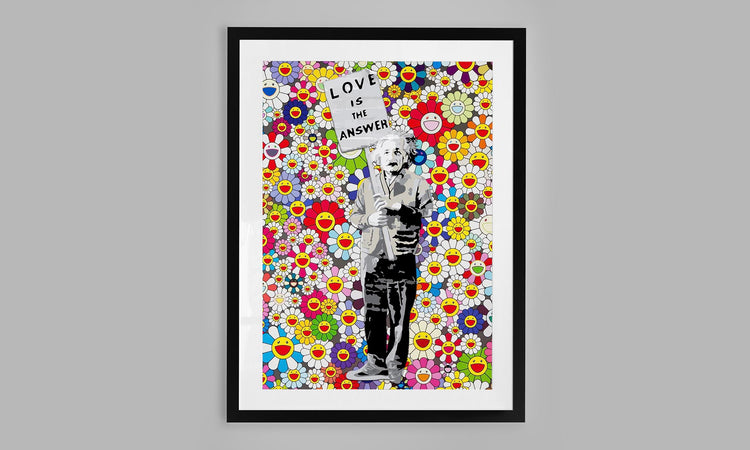 Banksy vs Takashi Murakami Print