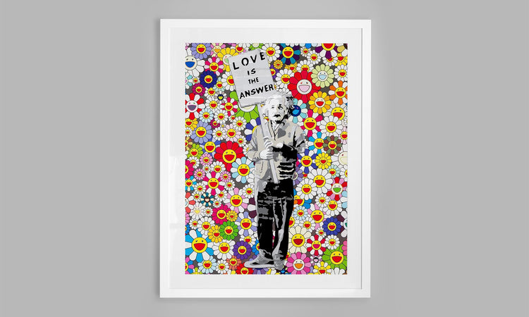 Banksy vs Takashi Murakami Print