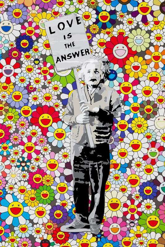 Banksy vs Takashi Murakami Print