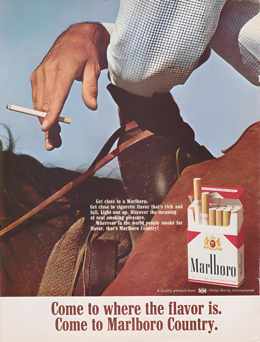 Malboro Cigarette Advertisement (1960's)