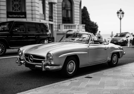 1960 Silver Mercedes-Benz 190SL Convertible