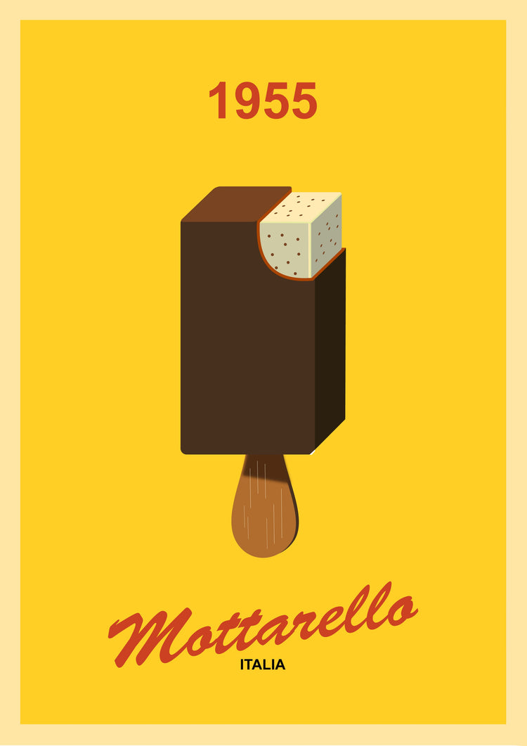 Mottarello Ice Cream Advertisement (1955)