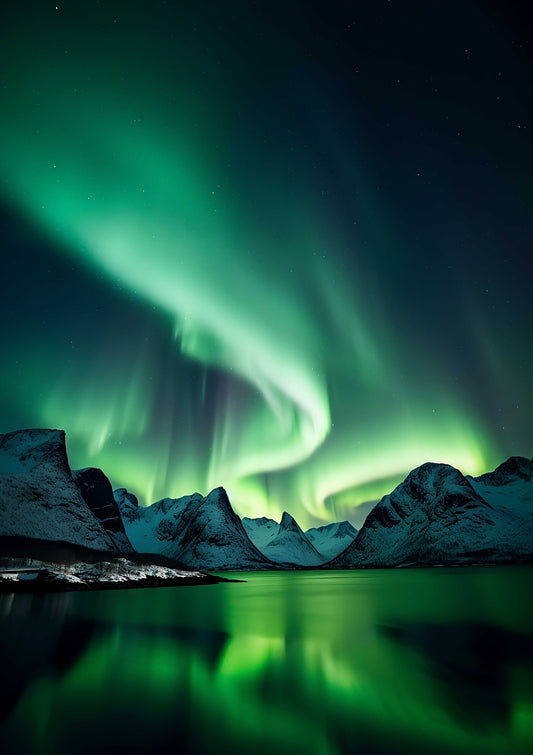 Aurora Borealis, Northern Lights. Norway.