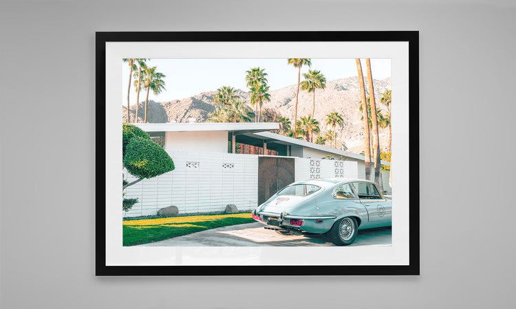 Palm Springs House with E-Type Jaguar