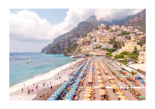 Positano Beach Umbrellas, Italy