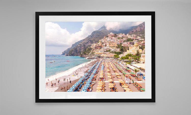 Positano Beach Umbrellas, Italy