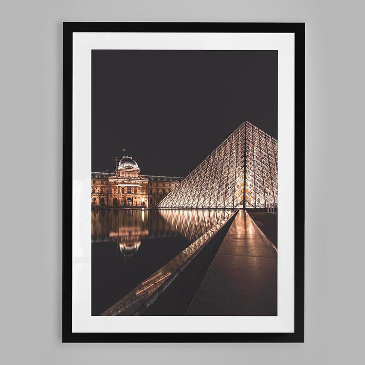 Pyramid the the Lourve, Paris. France