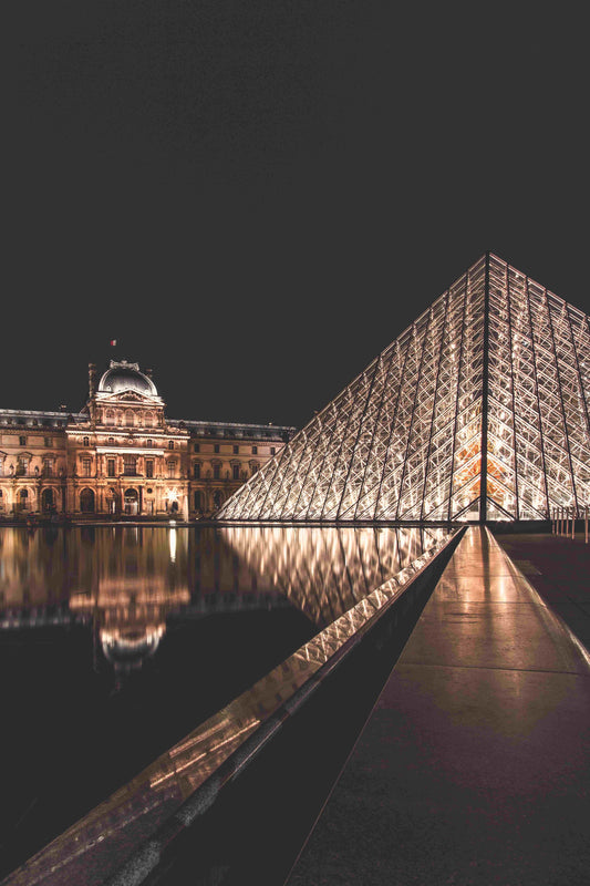 Pyramid the the Lourve, Paris. France